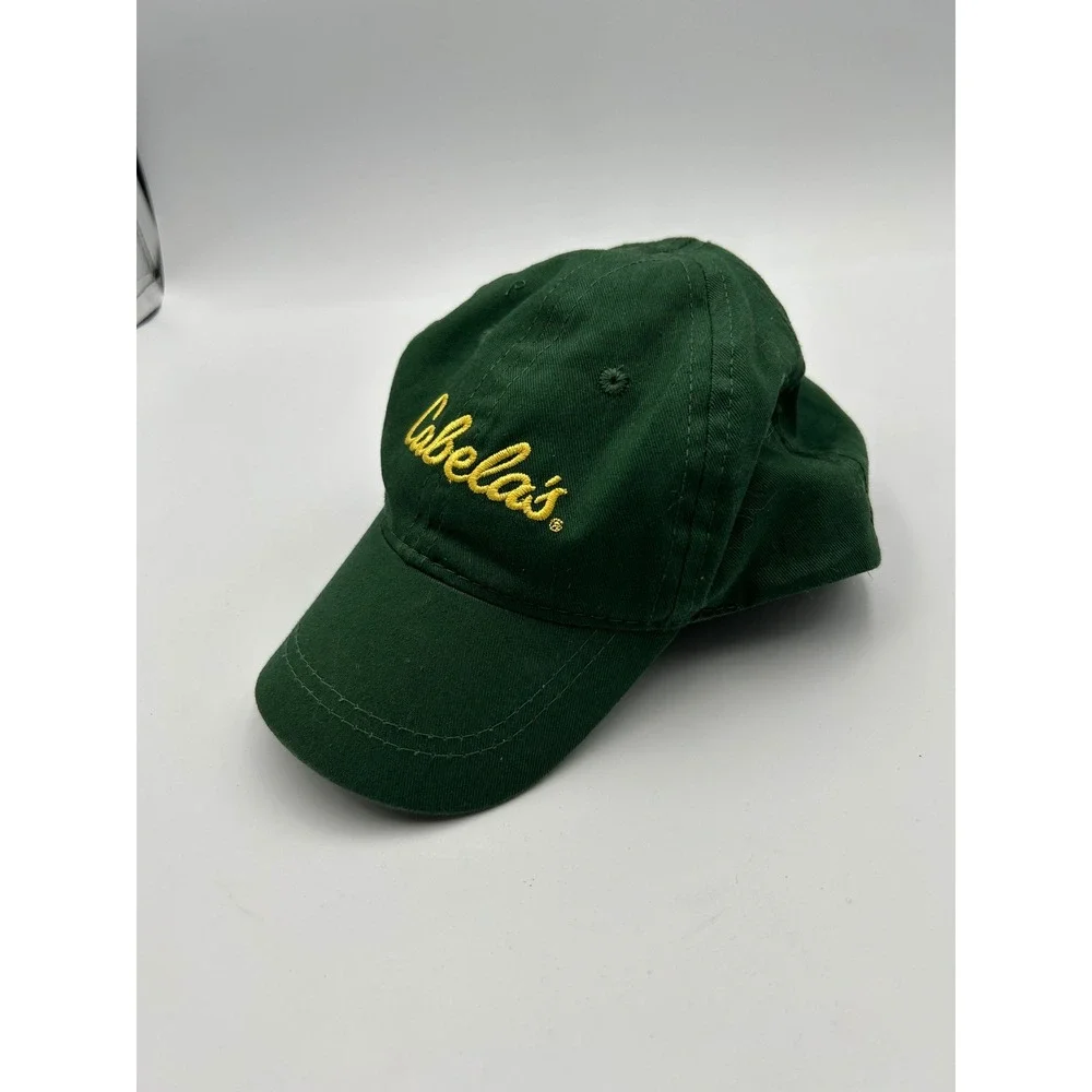 Cabelas Toddler Green Snapback Hat Bass Pro Shops Embroidered Logo‎ Fishing Cap